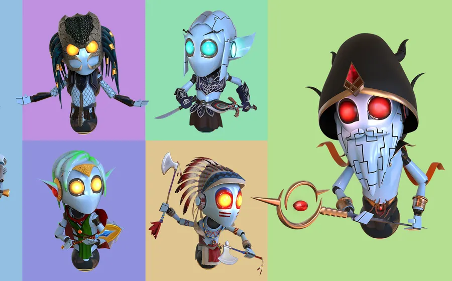Stylized 3D avatar