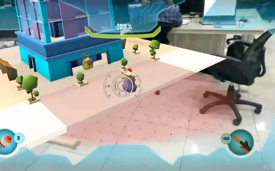 Mojo Shooter augmented reality game