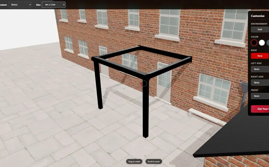 Interactive Three.js product configurator